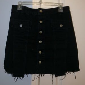 Zara black mini skirt